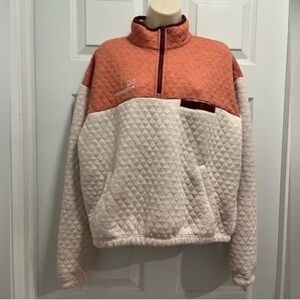 MARINE LAYER Corbet Quilted Colorblock
Half-Zip Pullover Sweater-Comfy -L - EUC